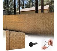YZJTSXQHY Rouleaux De Clôtures en Roseau H 30 50 60 85 100 105 102 125 CM, Durable Canisse Brise Vue Bambou avec Attaches-câbles, Clôtures en Bambou Occultant pour Extérieur Jardin Terrasse Balcon