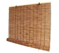 YZJTSXQHY Store Bambou Exterieur 70% d'Occultation - Store Enrouleur Naturel pour Jardin Véranda, Personnalisable, 100x200 160x200 180x200cm