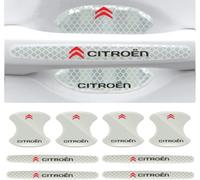 YZKKKY 8 Pièces Protections pour portières Auto pour Citroen C8 Phase II/2 2008-2014, Cuvette de Porte Autocollants Réfléchissants Anti-Rayures Protection de la Peinture,Black