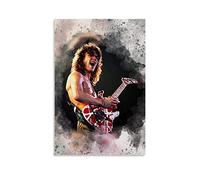 YZLI Eddie Van Halen Poster décoratif sur toile pour salon, chambre à coucher 30 x 45 cm