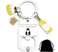 YZLPLP Cadeau Original Anniversaire Homme -Décapsuleur Personnalisé drôle pour amis - Humour - Porte-Clés d'anniversaire grossière pour frère ou fils - Porte-Clés de voeux pour lui ou elle (2)