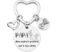 YZLPLP Cadeau papa,cadeaux papa porte-clés,cadeau papa porte-clés,cadeau d'anniversaire pour papa porte-clés papa on a essayé de te trouver meilleur cadeau possible mais tu nous as déjà (1) (7)