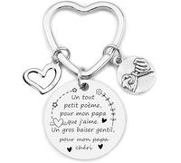 YZLPLP Cadeau papa,cadeaux papa porte-clés,cadeau papa porte-clés,cadeau d'anniversaire pour papa porte-clés papa on a essayé de te trouver meilleur cadeau possible mais tu nous as déjà (1) (4)