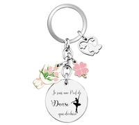 YZLPLP Cadeau Professeur de Danse,Prof De Danse Qui Déchire,Porte Clés Danse,Merci Danse Idée cadeau femme danseuse Cadeau danse original drôle Idée pour Fin d’Année ou Spectacle (2)