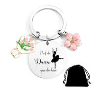 YZLPLP Cadeau Professeur de Danse,Prof De Danse Qui Déchire,Porte Clés Danse,Merci Danse Idée cadeau femme danseuse Cadeau danse original drôle Idée pour Fin d’Année ou Spectacle (1)