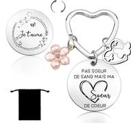 YZLPLP Cadeau Soeur Cadeau Belle Soeur Porte Clef Idee Cadeau Saint Valentin Pour Soeur Cadeau Pour Soeur Cadeau Pour Ma Soeur Cadeau Pour Sa Soeur Idée Cadeau Soeur Original Cadeau Pour Une Soeur (2)