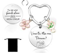 YZLPLP Cadeau Témoin Porte-clef veux tu etre ma temoin mariage Porte-clef annonce temoin Cadeaux Témoin de Mariage Demande Demoiselle d'Honneur(3)