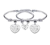 YZLPLP Cadeaux de noël maman,cadeau maman,fête des mères,bracelet femme,bracelet maman à MA FILLE N'OUBLIE JAMAIS QUE Je t'aime Pour Toujours,