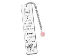 YZLPLP Cadeaux Soeur Marque-Pages Idee Cadeau Femme Noel Cadeau Anniversaire Femme Original Utile Marque Page Idée Cadeaux de noel Pour Sœur Marque-Pages Pour Ma Sœur Grande Soeur