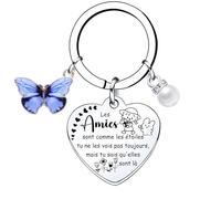YZLPLP Meilleure Amie Porte-clés Amitié pour Toujours Bestie Cadeau D'anniversaire Longue Distance Souvenir Porte-clés Cadeau d'anniversaire pour Amie Cadeau de fin d'études universitaires Noël (7)