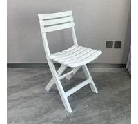 YZMJXNYY Chaise de Jardin Pliante, Chaise Pliante Interieur, Durable et Facile à Nettoyer, Facile à Transporter, Adaptée Aux Mariages, Fêtes, Balcons, Réunions de Famille(White)
