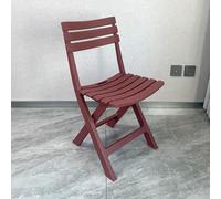 YZMJXNYY Chaise de Jardin Pliante, Chaise Pliante Interieur, Durable et Facile à Nettoyer, Facile à Transporter, Adaptée Aux Mariages, Fêtes, Balcons, Réunions de Famille(Red)