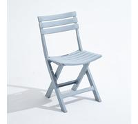 YZMJXNYY Chaise de Jardin Pliante, Chaise Pliante Interieur, Durable et Facile à Nettoyer, Facile à Transporter, Adaptée Aux Mariages, Fêtes, Balcons, Réunions de Famille(Light Blue)