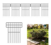 YZNAHRE Kit complet de clôture d'étang en métal - 10 éléments de clôture - Clôture pour le jardin - Clôture en treillis - Type B