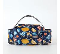 YZNLOQ Organiseur universel pour poussette, sac de rangement universel pour poussette avec 2 porte-gobelets, grande capacité, s'adapte à la plupart des poussettes pour biberon, couche, téléphone,