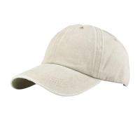 YzoTek Casquette de Baseball Unie Délavée - Chapeau Rétro Réglable en Coton Casquette de Golf Vintage Non Structurée pour Homme et Femme