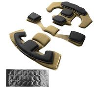 Yzpacc Coussins de Casque Tactique, Remplaçants Universels Garnitures Intérieures en Mousse à Mémoire pour Casques ACH, Mich, FMA, EXF et Motocyclettes