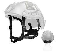 Yzpacc Sangle de menton pour casque tactique, cadran réglable, système de suspension à 4 points avec boulons et vis pour HL-31/HL-32 FAST MICH Bump Accessoires de casque tactique