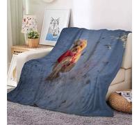 YZQGLHP Couverture Neige Couvertures Bichon Frisé Couvertur 220x240 cm Multifonctionnelle Couverture de Lit Doux Cosy Flanelle Bureau Sieste Couvertures Festival Parure