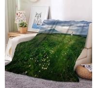 YZQGLHP Couverture Phare Couvertures Prairie Couvertur 100x130 cm Multifonctionnelle Couverture de Lit Doux Cosy Flanelle Bureau Sieste Couvertures Festival Parure