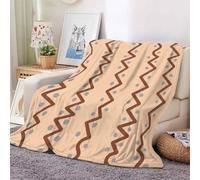 YZQGLHP Couverture Taches Couvertures Ligne OnduléE Couvertur 220x240 cm Multifonctionnelle Couverture de Lit Doux Cosy Flanelle Bureau Sieste Couvertures Festival Parure