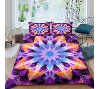 YZQGLHP Housse de Couette 90x190 Mandragore - Decoration Fleurs, Parure de Lit 1 Personnes Mandragore, Linge de Lit en Microfibre Douce avec Fermeture éclair, 2 Taies d'oreiller 65x65 cm