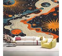 YZQGLHP Papier Peint Panoramique NéBuleuse Papier Peint Mural Cosmos Intissé Tapisserie Panoramique Photo 100x70 cm, pour Chambre Salon Bureau Personnalisé Décoration Murale