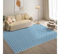 YZQGLHP Tapis pour Salon, Chambre, Véranda Style Ethnique, Tapis Poils Courts Abstrait, Moquette Lavable et Antidérapant Doux Carpet Adapté à l Extérieur 160x230 cm
