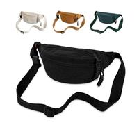 YZROHYI Sac Banane Femme Velours Côtelé Noir, Sac Bandoulière Femme Tendance, Crossbody Bag Shoulder, Travel Fanny Pack, sSac de Poitrine avec Sangle Réglable, Waist Bag, Sacs à La Taille Ceinture