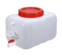 YZRXD Bidon Eau avec Robinet, Grande Capacité Réservoir d'eau en Plastique Jerrican Alimentaire pour Camping-Car, Van, Camping, Cuisine(Size:50L,Color:Blanc)
