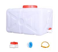 YZRXD Réservoir d'eau Camping Car Extérieur Bidon d'eau Alimentaire avec Robinet en Grande Capacité Plastique Jerrican Eau Portable pour Camping Voyage Barbecue(Size:200L,Color:Blanc)