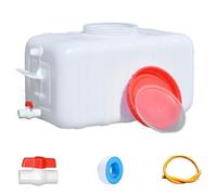 YZRXD Réservoir d'eau Portable Conteneurs de Stockage d'eau Grande Capacité Résistance pour Eau d'urgence Camping-Car Cuisine Extérieur(Size:25L,Color:Blanc)