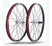 YZSMD 24 "Mountain Bike Wheels Pliage Bicycle Wheel Set V-Brake Rims Ball Bearing Hubs Prise en Charge de la Cassette 8-10 Speed QR Front 100mm arrière 135 mm),