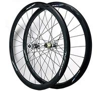 YZSMD 700c Bike de Course Routier Avant et arrière Road 40 mm de Profondeur 7/8/9/10/11/12 Frein de Disque en Roue Libre de Vitesse C/V Double Mur (Taille: par essieu) ),