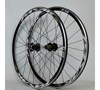 YZSMD 700c Roue arrière Avant Roue Rouleau de Route Double Mur de Bord 24 Trous à Six Maw Freins à Disque 100/135 mm Hub QR pour Le 7/8/9/10/11 Cassette Flywheel (Color: Blue Blue Logo)