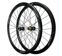 YZSMD 700c Wheelset Road Bike Wheels Disc Frein à Travers l'essieu F12 F15X100 R12X142 VC 24 Trous 40mm Clincher Bicycle 23C 28C ), Additionalwlabs :