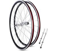 YZSMD Aluminium Alloy 700C Road Bike Wheelset Doule Layer Rims V Frein Rapide Sortie 24H PHODS pour Le 7/8/10/11 Speed Cassette Roues AVANTS ET Arte