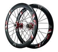 YZSMD Cycling Wheelsset 20 / 22inch Disc/V Frein Frein Rapide Compatible avec 7/8/9/10/11/12 Speed Cassette Aluminium Alloy Rim 40mm 24 Trous (Couleur: Rouge, Taille 20inch) ),