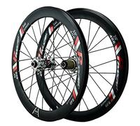 YZSMD Cycling Wheelsset 20 / 22inch Disc/V Frein Frein Rapide Compatible avec 7/8/9/10/11/12 Speed Cassette Aluminium Alloy Rim 40mm 24 Trous (Couleur: Rouge, Taille 20inch) ),
