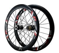 YZSMD Cycling Wheelsset 20 / 22inch Disc/V Frein Frein Rapide Compatible avec 7/8/9/10/11/12 Speed Cassette Aluminium Alloy Rim 40mm 24 Trous (Couleur: Rouge, Taille 20inch) ),