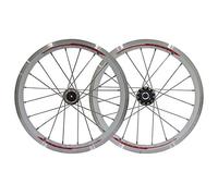 YZSMD Ensemble de vélos pliants, Bicycle de 16 Pouces à vélo de Roue arrière Avant V Frein de Frein à 20 Trous à 11 Vitesses Rapides Rim à Double Couche ), Additionalwlabs :
