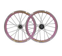 YZSMD Ensemble de vélos pliants, Bicycle de 16 Pouces à vélo de Roue arrière Avant V Frein de Frein à 20 Trous à 11 Vitesses Rapides Rim à Double Couche ), Additionalwlabs :