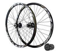 YZSMD MTB Wheelsset 26/27,5/29 Pouces Aluminium Alloy Double Mur Hybride/Front et arrière Roue de vélo 32 Trou pour 7-12 Speed Cassette Flywheel Disc Frein ), Additionalwlabs