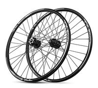 YZSMD Wheelset MTB 26 "Frein à Disque Rapide Frein de Disque 32H Roues de vélo de Montagne Rime Alliage Haute résistance Convient 7-11 Vitesses Cassette Double Mur