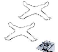 YZSZ Lot de 2 Support Universel Pour Cuisinière À Gaz Support De Cuisinière À Gaz En Acier Inoxydable Durable support universel pour cuisinière à gaz Antirouille et léger pour La Cuisine De Cuisson