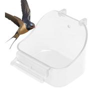 yztju Baignoire d'oiseaux pour parasites - Baignoire d'oiseaux pour la Cage avec des Crochets, Boissons d'oiseaux pour l'intérieur pour Les Oiseaux ornementaux | Accessoires à Cage d'oiseau pour Para