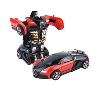 yztju des Voitures pour Les garçons - Voiture Jouet d'action Robot | Jouet de déformation 2 en 1, Voitures à Tirer pour Les Tout-Petits, Jouets interactifs pour garçons et Filles, véhicule Trans