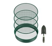 yztju Gardening Soil Criminel - Pan de crampe de Compost de Jardin, Cadre de dépistage du Sable | Plant de filtrage du Sol, passoire à Plateau de Jardin Polyvalent avec filtres à 4 mai