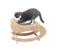 yztju Lit à Bascule pour Chat, Lit à Gratter pour Chat - Chaise Longue à Bascule en Papier ondulé pour Animaux de Compagnie d'intérieur pour Petits Animaux Chiots Lapins