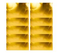 yztju Lot de 10 feuilles de gaufrage pour travaux manuels - 0,07 mm d'épaisseur - Fournitures d'art douces - En aluminium - Pour la gravure, le montage, la décoration de la maison, le travail des